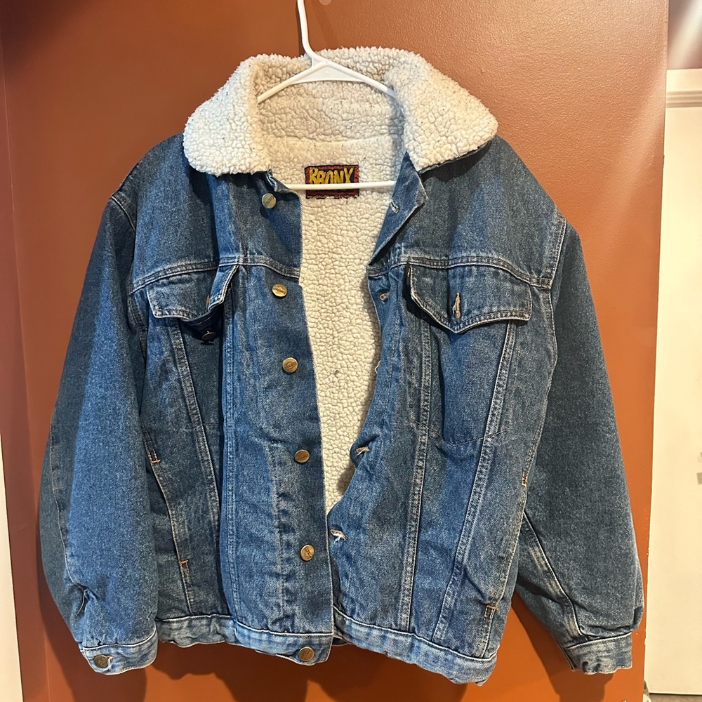 Heavy weight Sherpa denim jacket